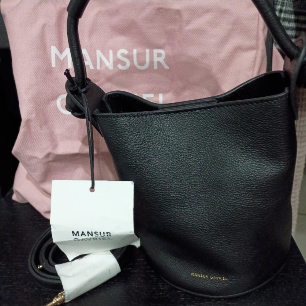 AUTHENTIC NWT Mansur Gavriel Mini-Mini Fortuna Bucket Bag - Picture 8 of 8